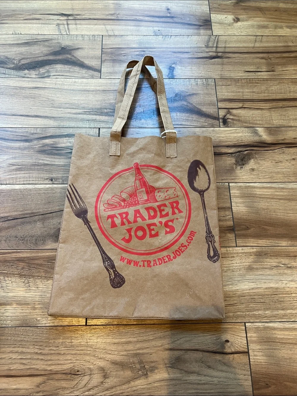 Trader Joe’s Brown Reusable washable Tote Bag